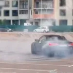 24-річний водій дрифтував на парковці біля столичного ТРЦ: як поліція покарала порушника