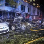 РФ вдарила по Одесі: є постраждала, зайнялася пожежа на парковці