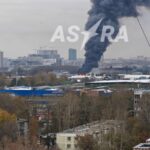 У Новосибірську сталася пожежа на території заводу