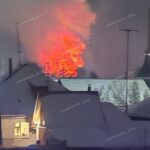 Дронова атака на Росію: горить завод Енергія